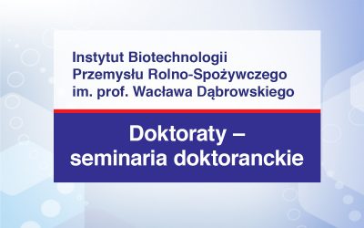 Doktoraty – Seminaria doktoranckie