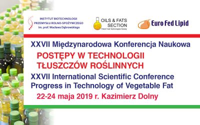 XXVII Konferencja Tłuszczowa – Kazimierz Dolny 2019