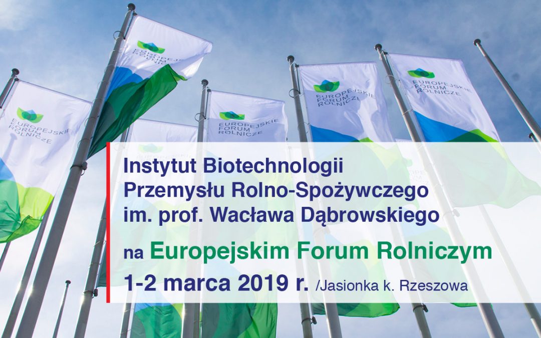 Europejskie Forum Rolnicze 2019