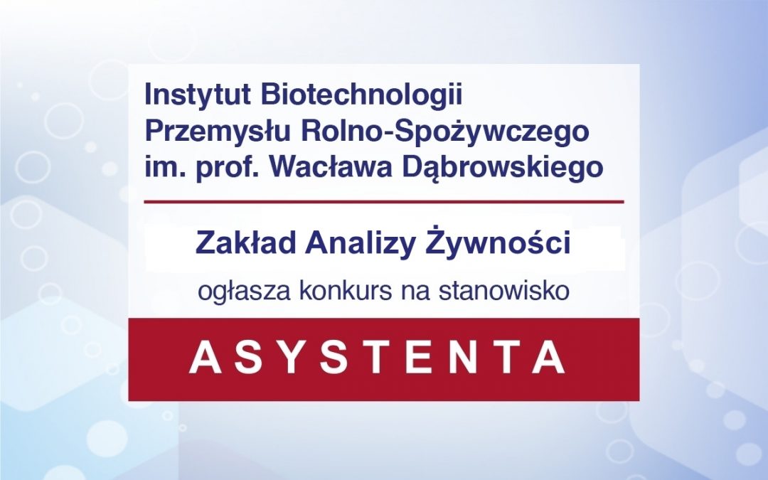 Konkurs na Asystenta w ZA