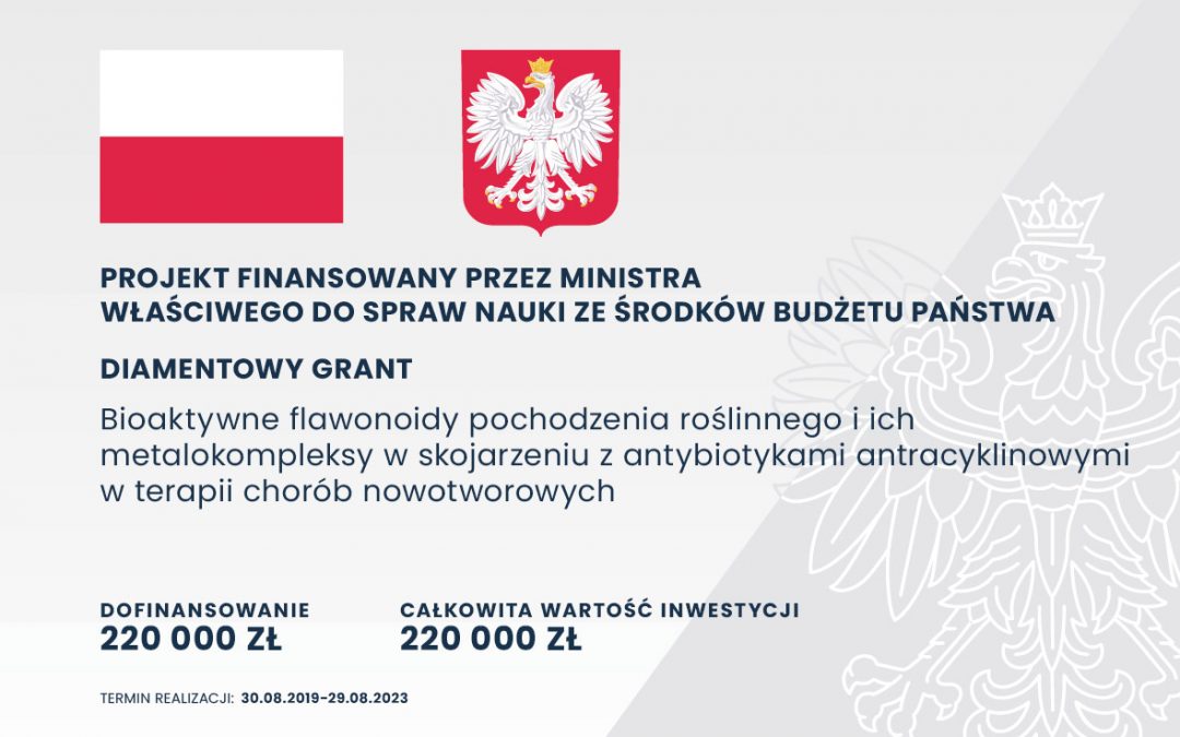 Bioaktywne flawonoidy pochodzenia roślinnego i ich metalokompleksy w skojarzeniu z antybiotykami antracyklinowymi w terapii chorób nowotworowych