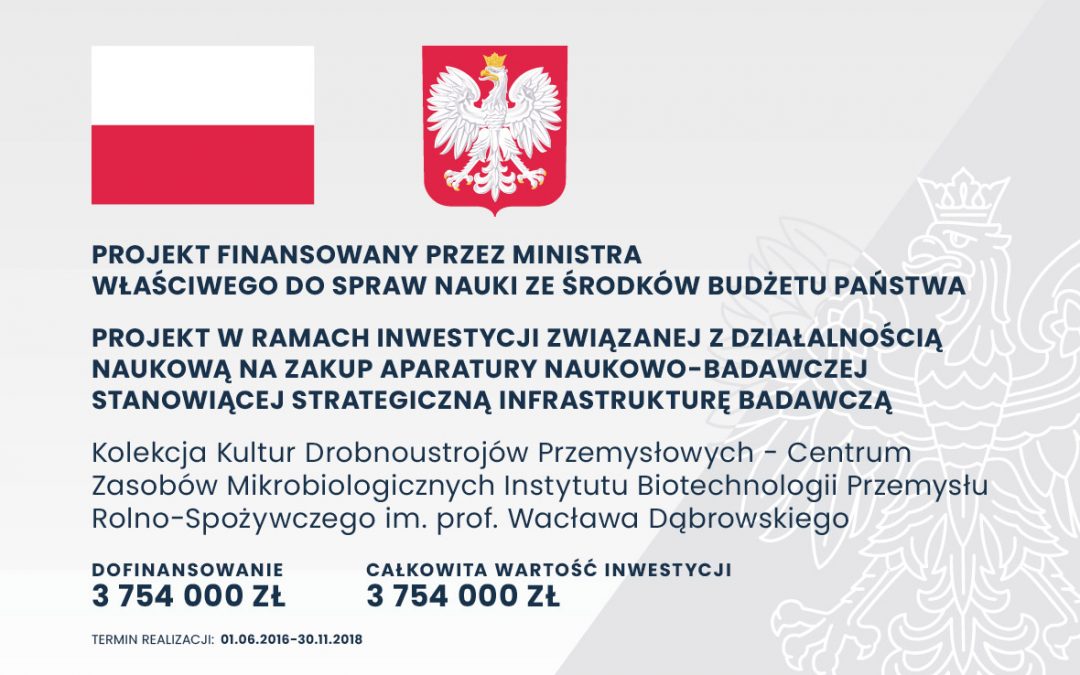 Kolekcja Kultur Drobnoustrojów Przemysłowych – Centrum Zasobów Mikrobiologicznych Instytutu Biotechnologii Przemysłu Rolno-Spożywczego im. prof. Wacława Dąbrowskiego