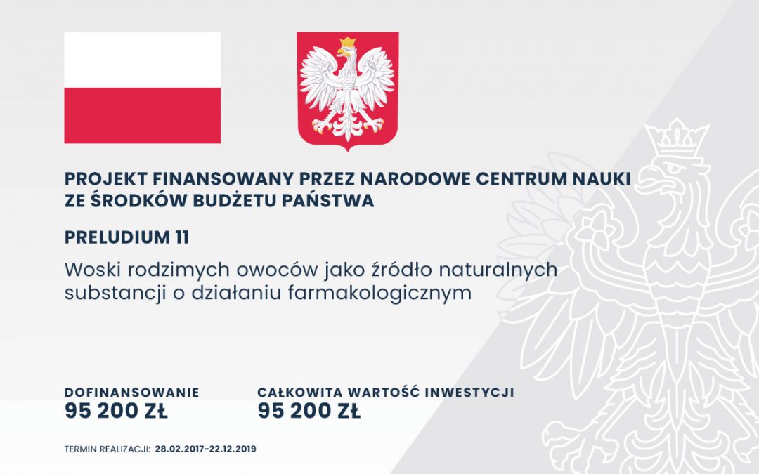 Woski rodzimych owoców jako źródło naturalnych substancji o działaniu farmakologicznym