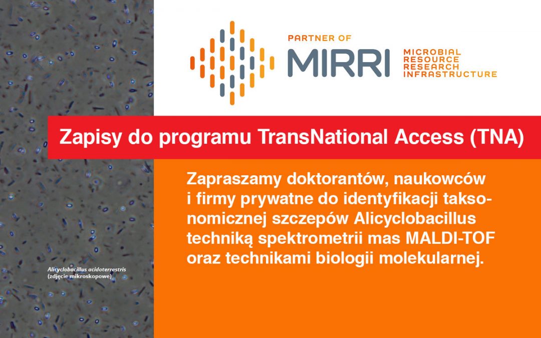 Zapisy do programu TransNational Access (TNA)