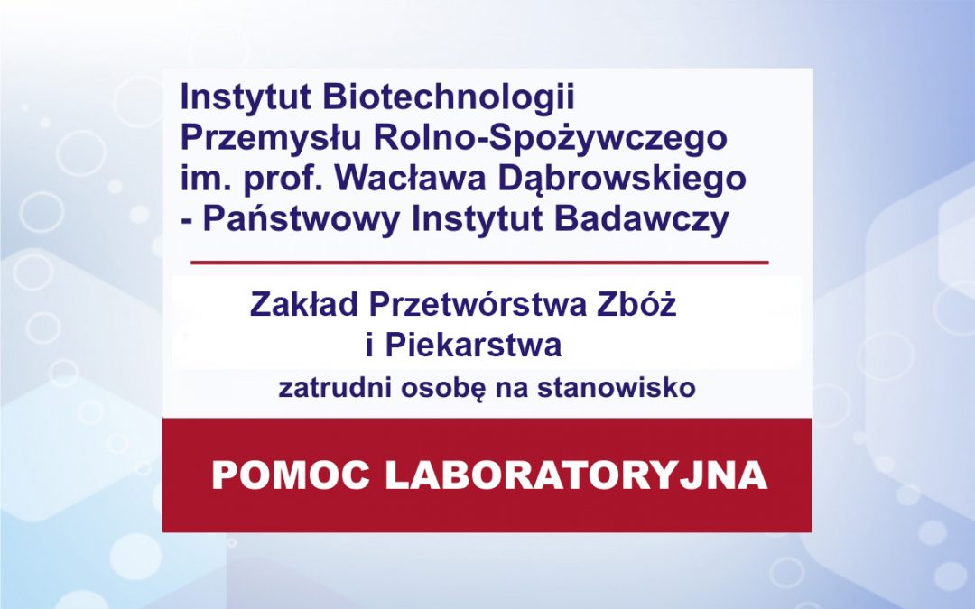 Praca – pomoc laboratoryjna ZZ