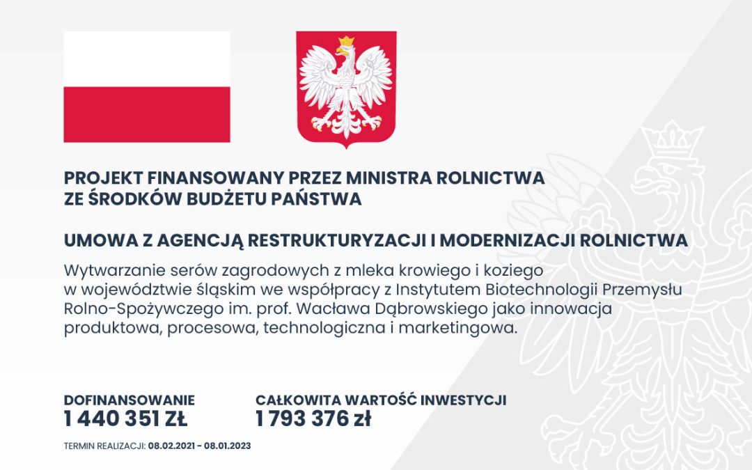 Wytwarzanie serów zagrodowych z mleka krowiego i koziego w województwie śląskim