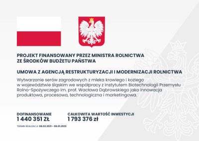 Wytwarzanie serów zagrodowych z mleka krowiego i koziego w województwie śląskim