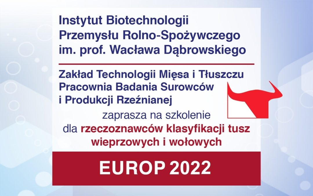 Szkolenia w systemie EUROP w 2022 roku