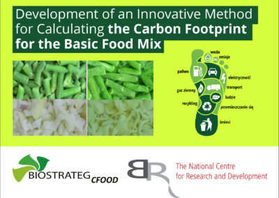 Development of an Innovative Method for Calculating the Carbon Footprint for the Basic Food Mix