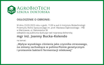 OGŁOSZENIE O OBRONIE