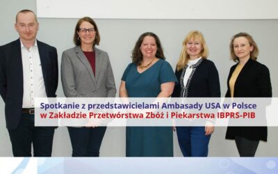 Spotkanie z przedstawicielami Ambasady USA w Polsce w Zakładzie Przetwórstwa Zbóż i Piekarstwa