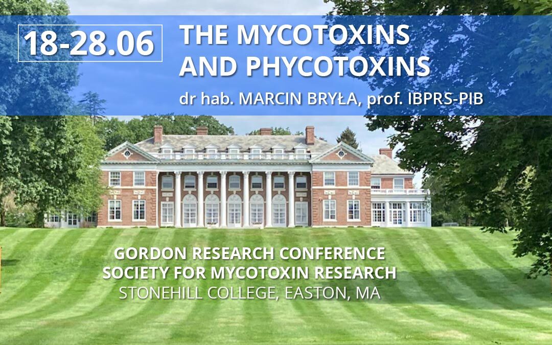 Dr hab. Marcin Bryła, prof. IBPRS-PIB, na konferencji „The Mycotoxins and Phycotoxins” – Easton, MA.
