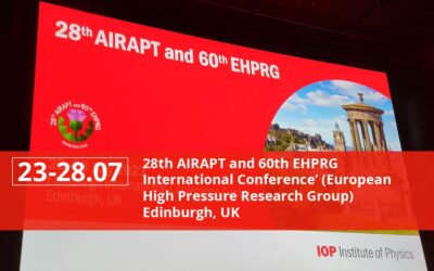 28th AIRAPT and 60th EHPRG International Conference