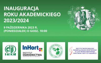 Inauguracja roku akademickiego w Szkole Doktorskiej AgroBioTech