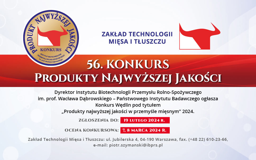 Produkty Najwyższej Jakości – 56. Konkurs Wędlin