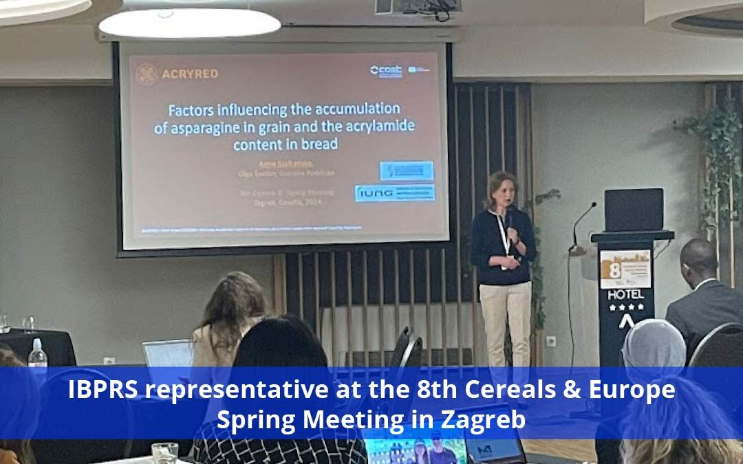 IBPRS representative at the 8th Cereals & Europe Spring Meeting in Zagreb