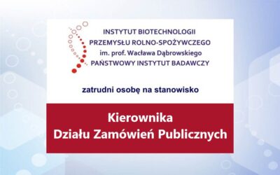 Praca – Kierownik Działu Zamówień Publicznych