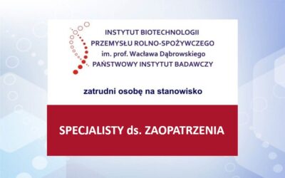 Specjalista ds. zaopatrzenia – 2 etaty