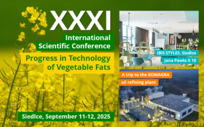 International Scientific Conference: Progress in Technology of Vegetable Fats