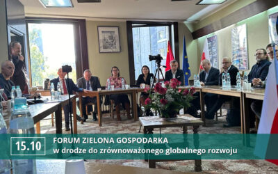 Forum Zielona Gospodarka – współpraca Polska – Europa – Azja.